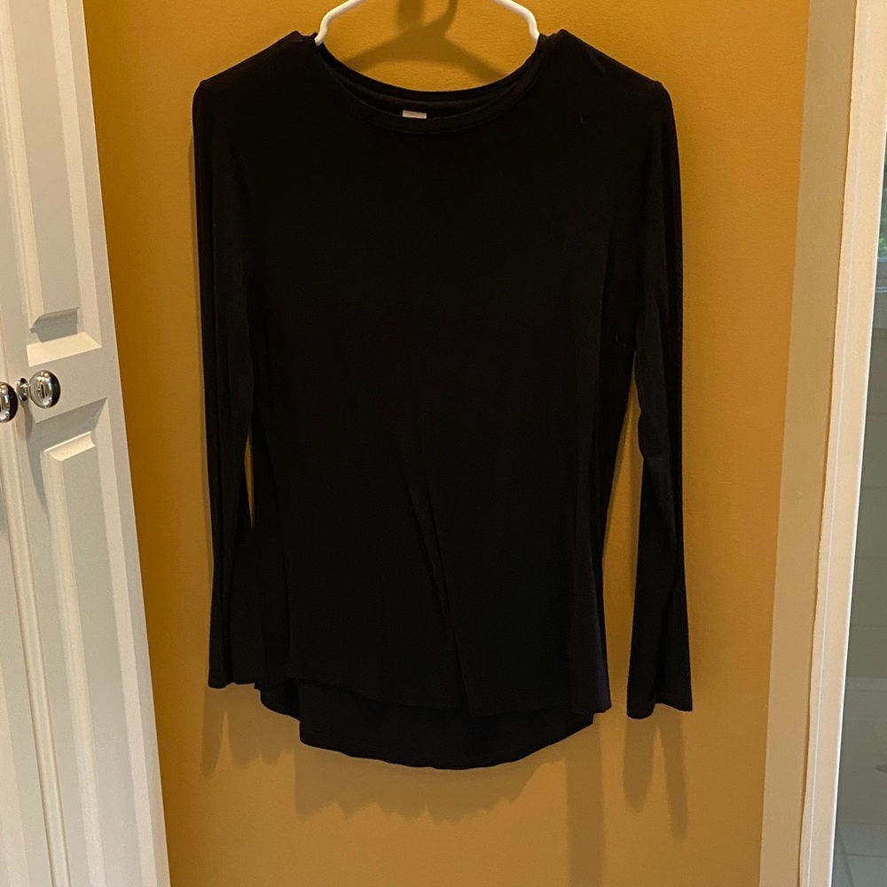 Old Navy Classic Black Long Sleeve Top